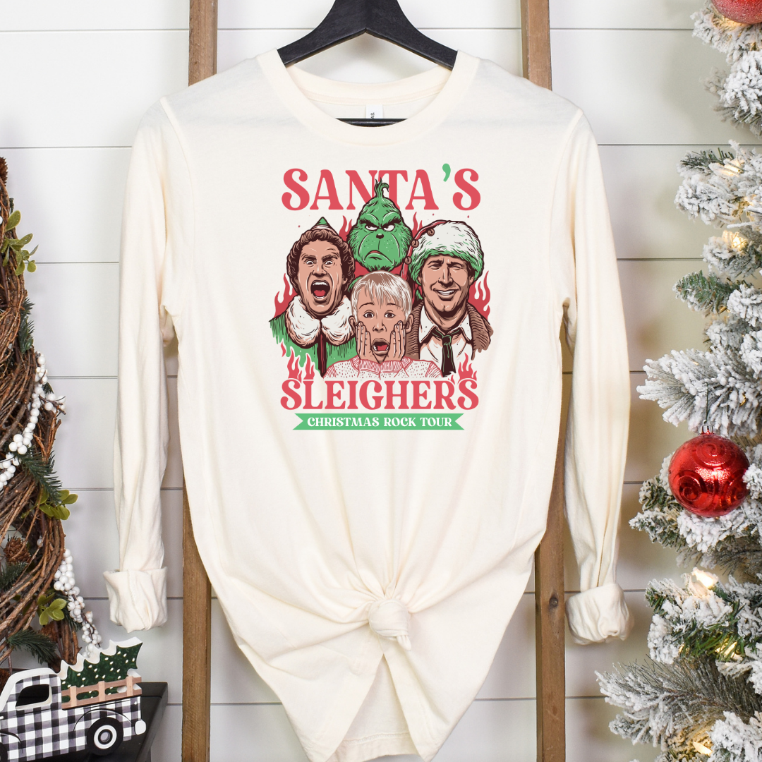 Santa's Sleighers Full Color DTF Transfer