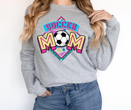 Retro Soccer Mom Full Color DTF Transfers