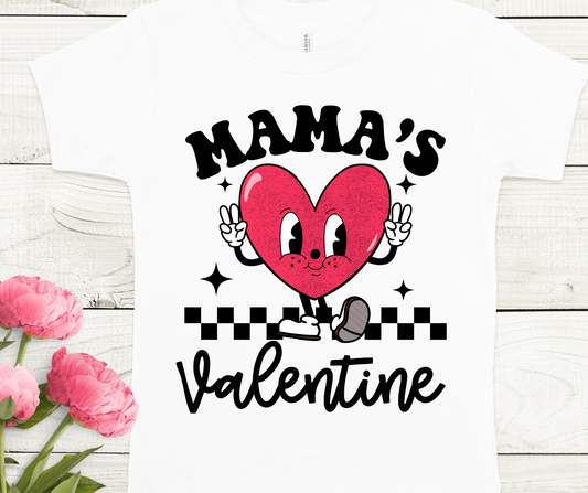 Mama’s Valentine Heart Full Color DTF Transfers