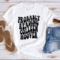 Probably Reading Colleen Hoover Full Color DTF Transfers
