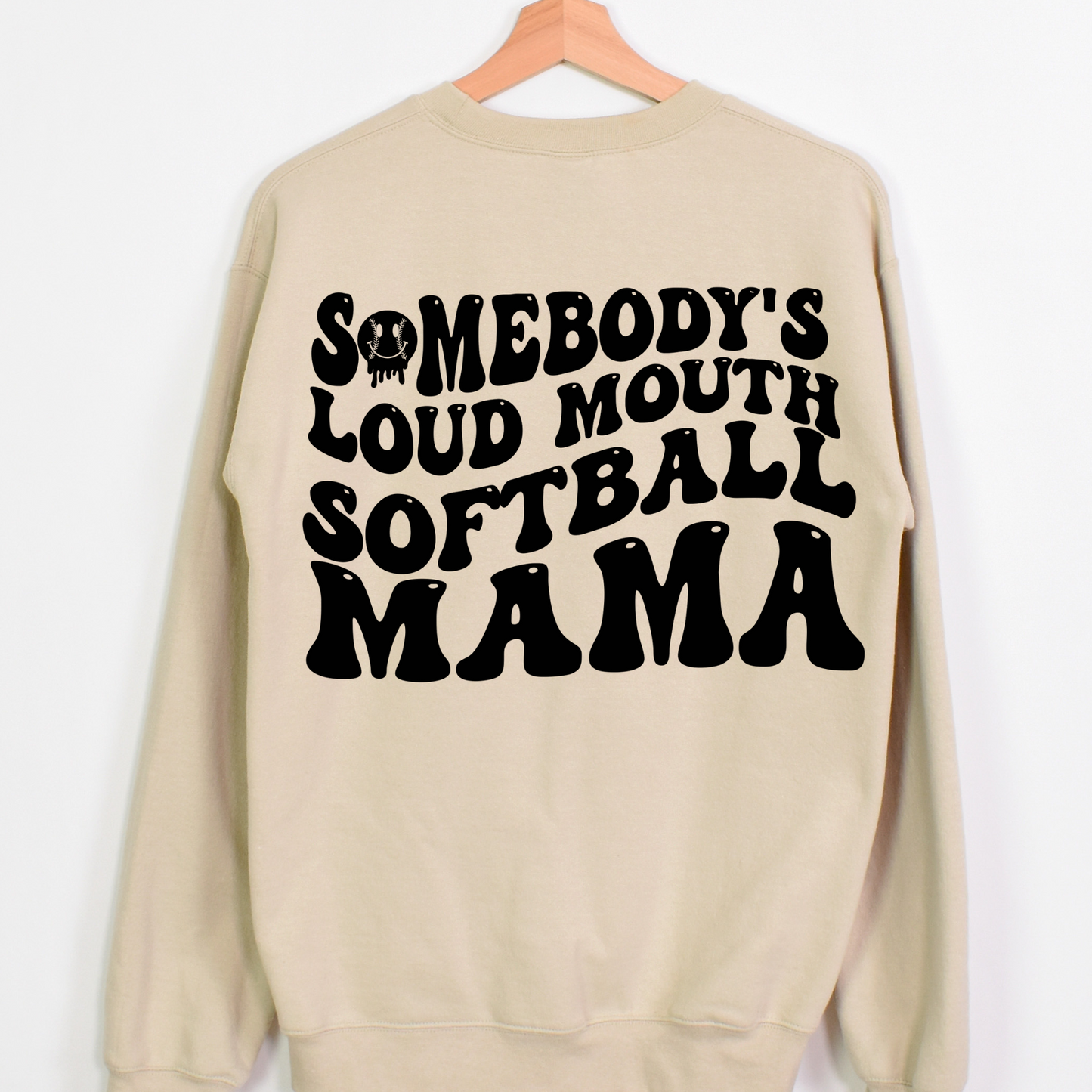 Somebody’s Loud Mouth VARIOUS SPORTS (Baseball - Softball - Basketball - Soccer - Volleyball - Football) Mama Full Color DTF Transfer