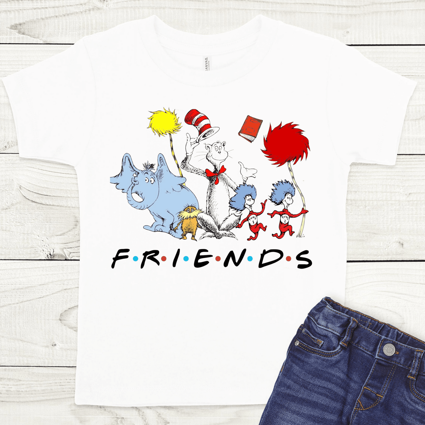 Dr Seuss Friends Full Color DTF Transfers