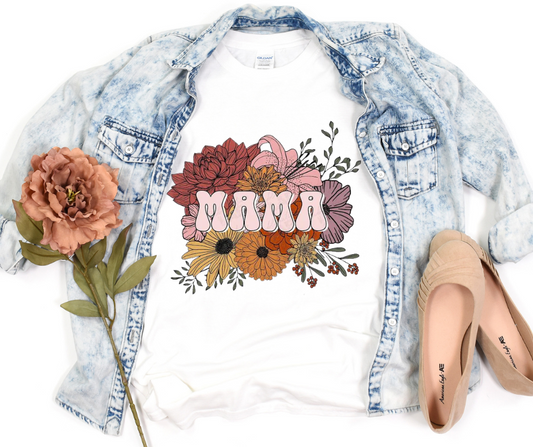 Floral Mama Full Color DTF Transfers
