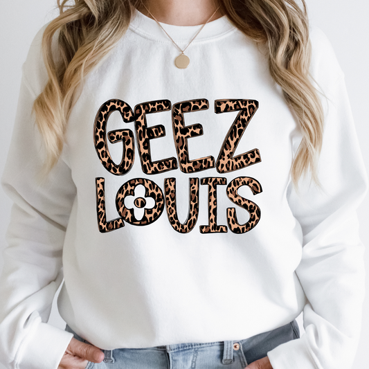 Geez Louis Leopard Full Color DTF Transfers