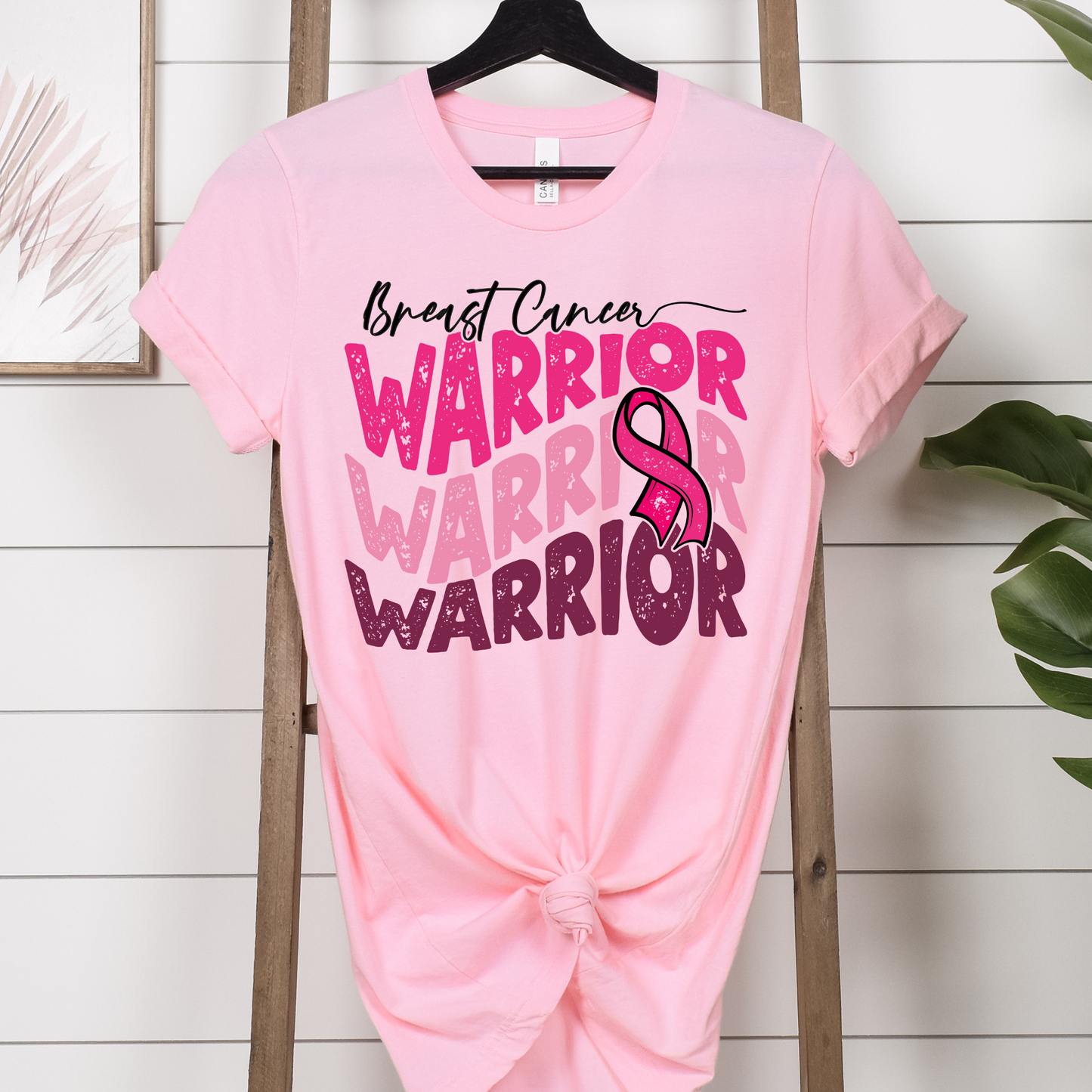 Warrior Repeat Breast Cancer Awareness Full Color DTF Transfer