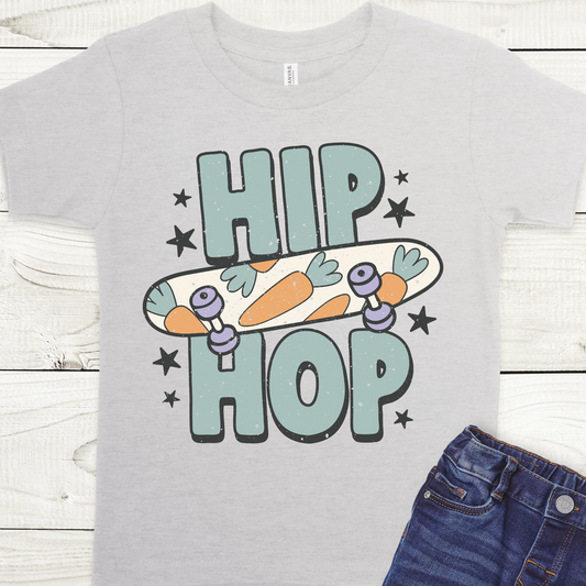 Hip Hop Carrot Skateboard Full Color DTF Transfer