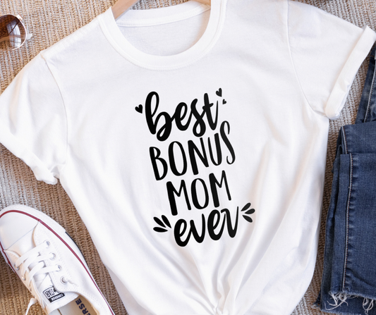 Best Bonus Mom Full Color DTF Transfer