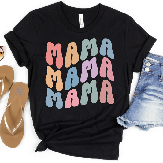 Retro Mama Mama Mama Full Color DTF Transfers