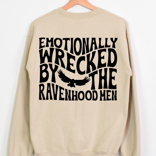 Emotionally Wrecked By The Ravenhood Men Full Color DTF Transfer