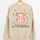 Dead Inside But Caffeinated Coffee Logo Stars Full Color DTF Transfer