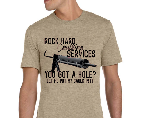 Rock Hard Caulking Services Color DTF Transfer