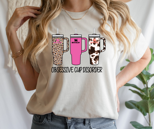 Obsessive Cup Disorder Stanley (Leopard, Pink, Cowhide) Full Color DTF Transfers