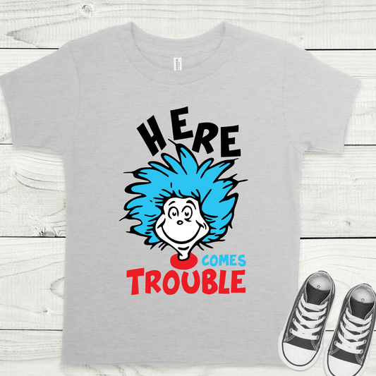 Dr Seuss Here Comes Trouble (Boy) Full Color DTF Transfers