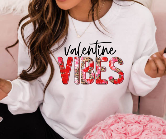 Valentine Vibe Leopard Tie-Dye Full Color DTF Transfer