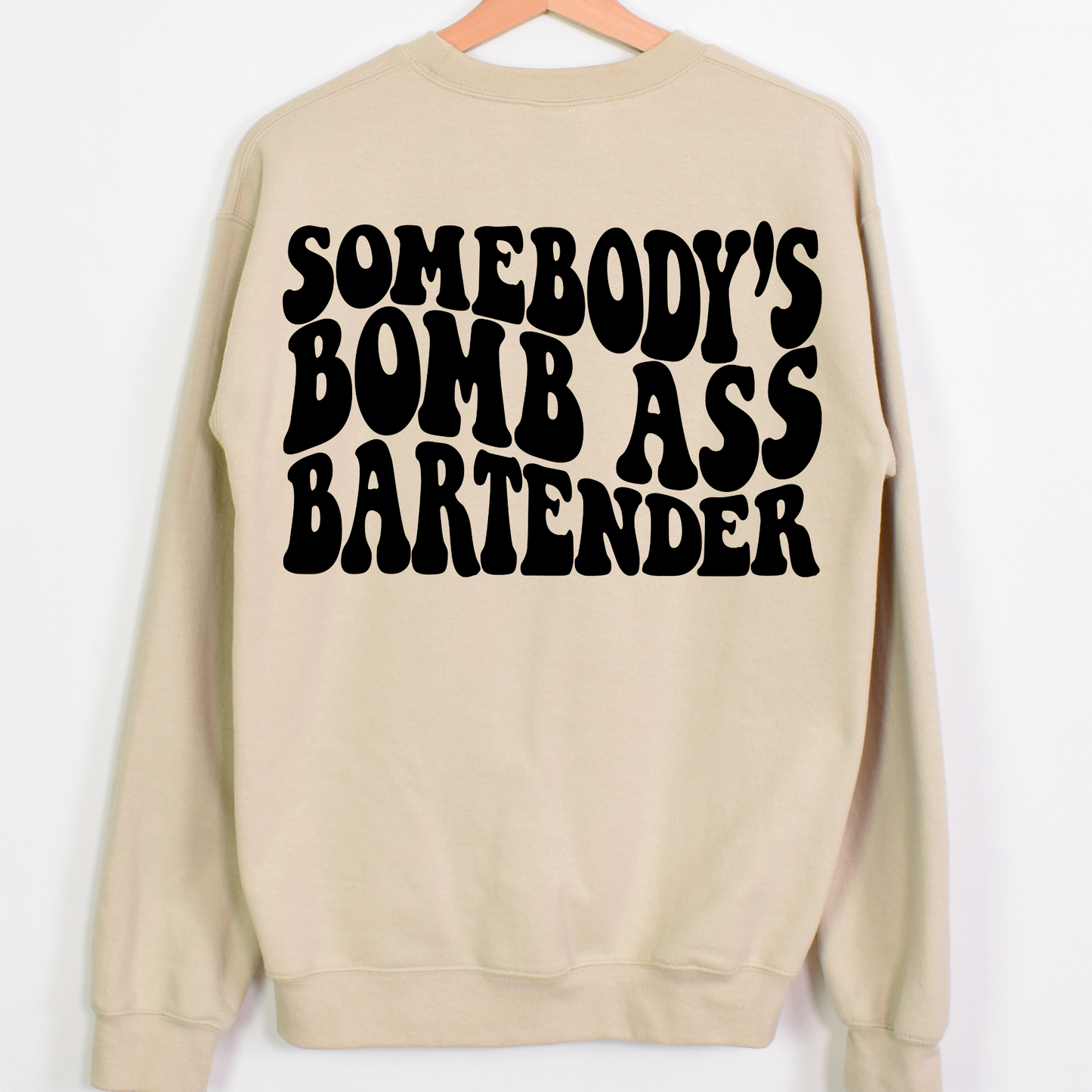 Somebody's Bomb Ass Bartender Full Color DTF Transfer