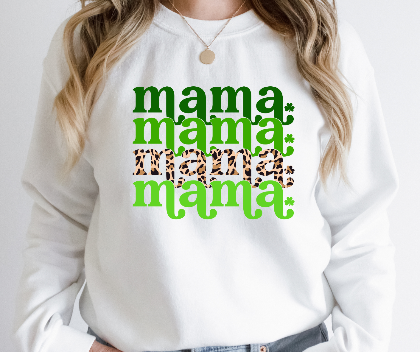 Mama Mama Mama St Patrick’s Day  Full Color DTF Transfers