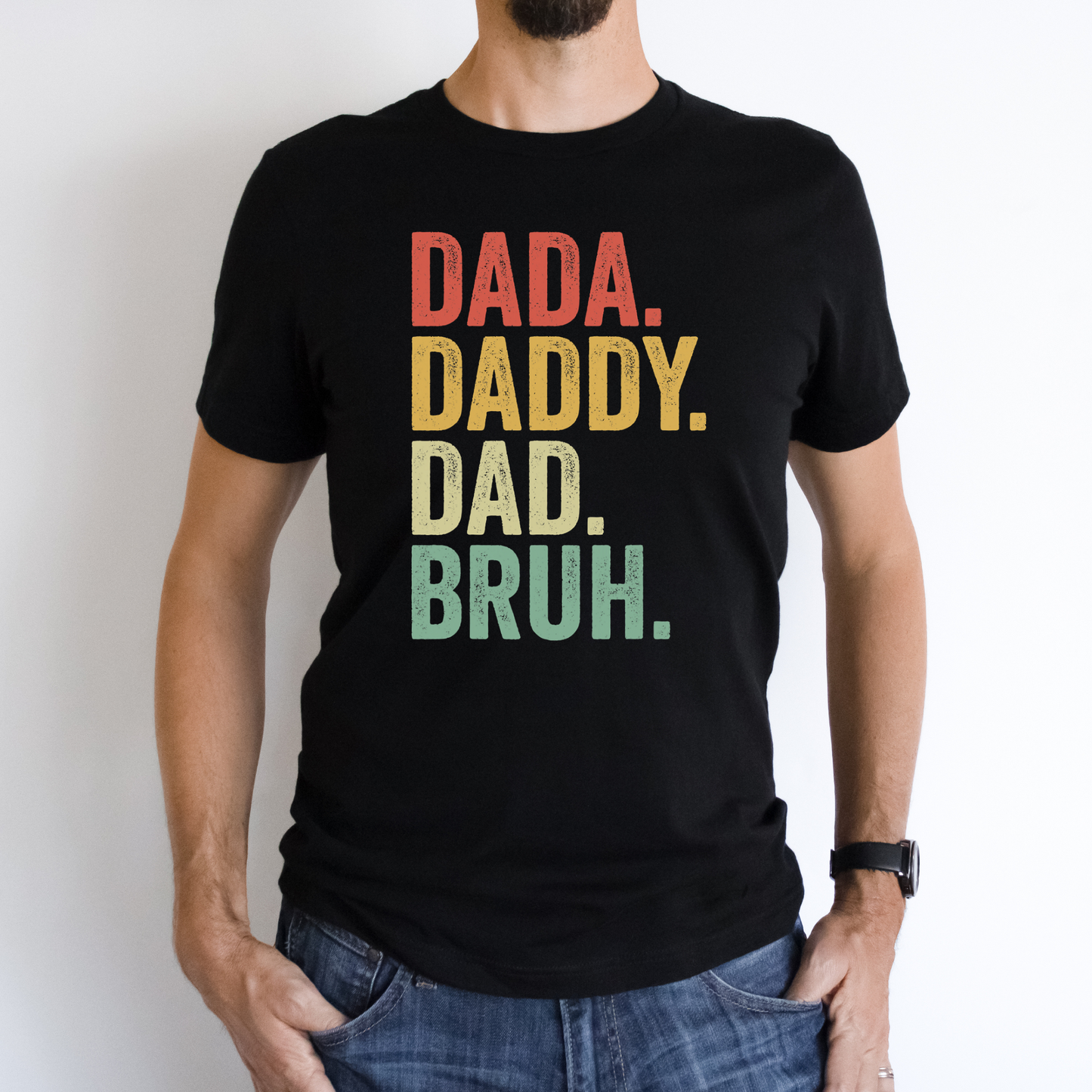 Dada Daddy Dad BruhFull Color DTF Transfer