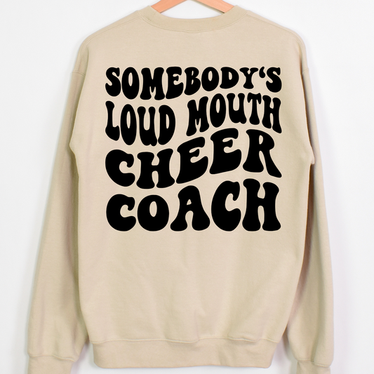 Somebody's Loud Mouth Cheer Coach Full Color DTF Transfer