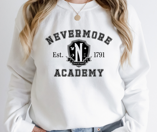 Nevermore Academy Wednesday Full Color DTF Transfers