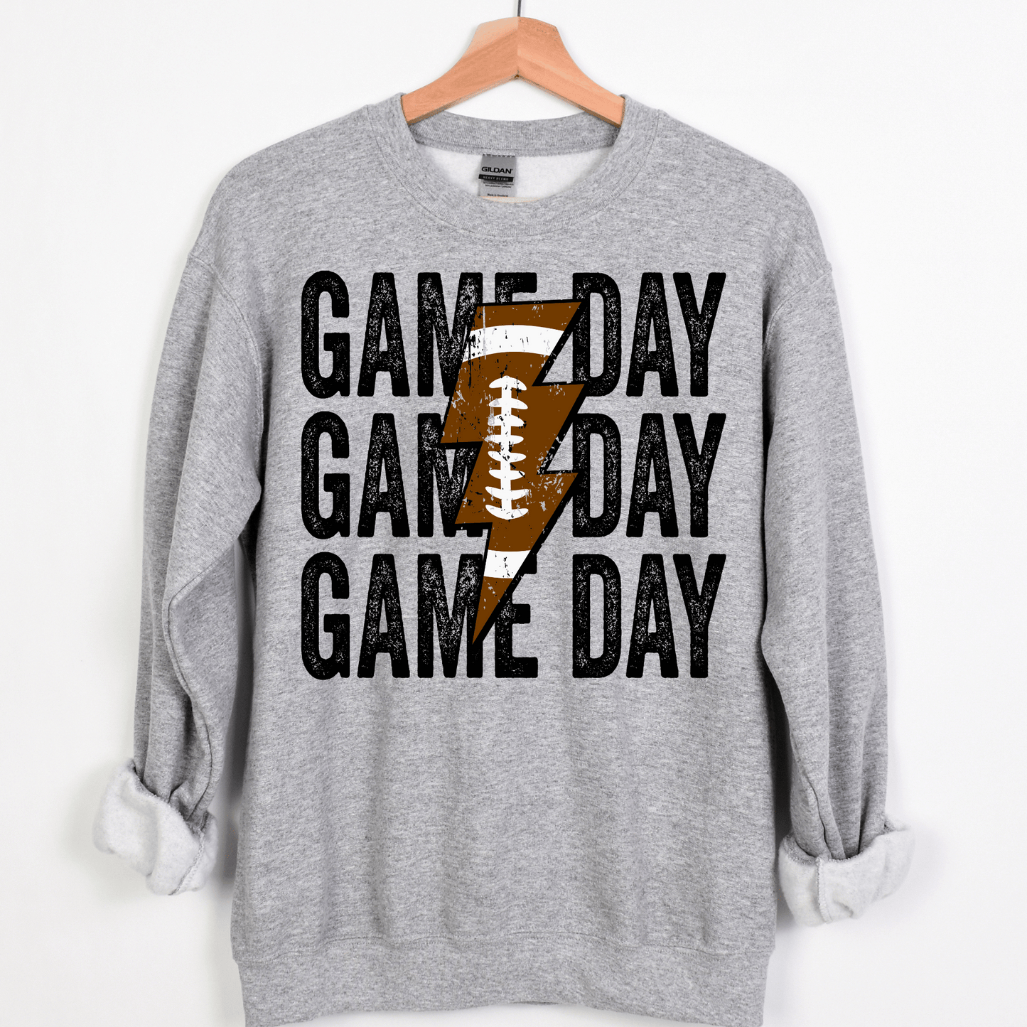 Football Game Day Distressed Repeat Full Color DTF Transfers