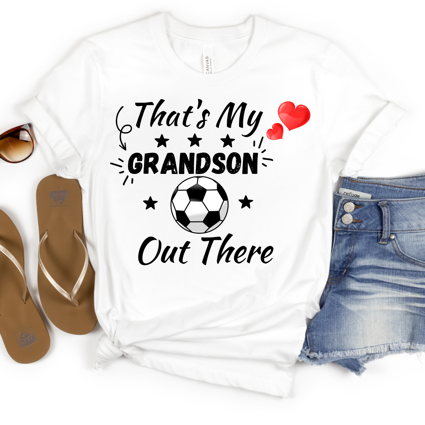 Soccer That's My Grandson Out There Full Color DTF Transfer