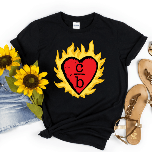 One Tree Hill Clothes of Bros Fire Heart Full Color DTF Transfers