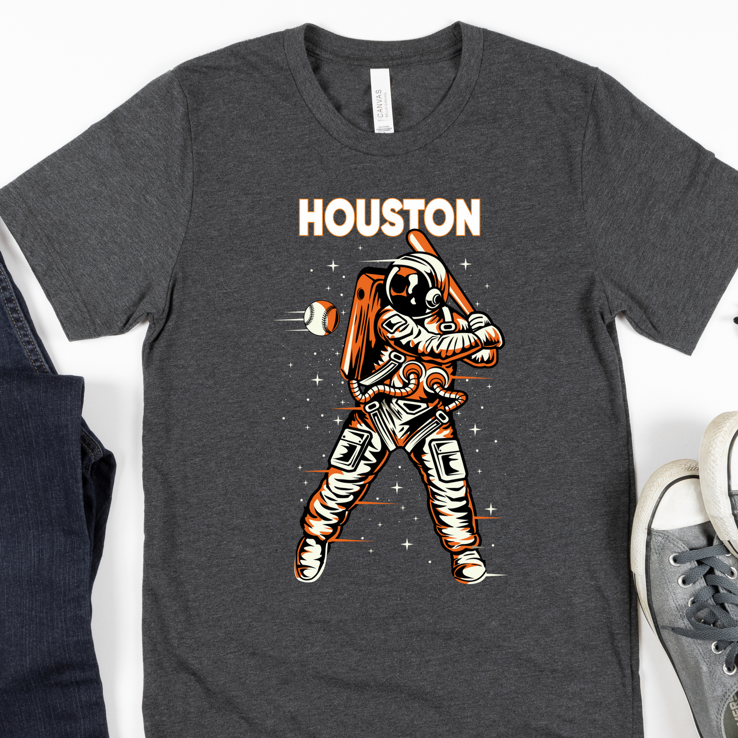 Astronaut Houston Astros Baseball Full Color DTF Transfer