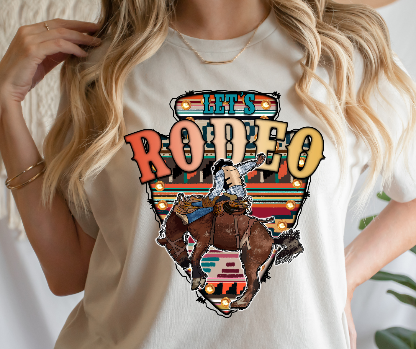 Let’s Rodeo Full Color DTF Transfers