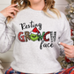Resting Grinch Face Full Color DTF Transfer