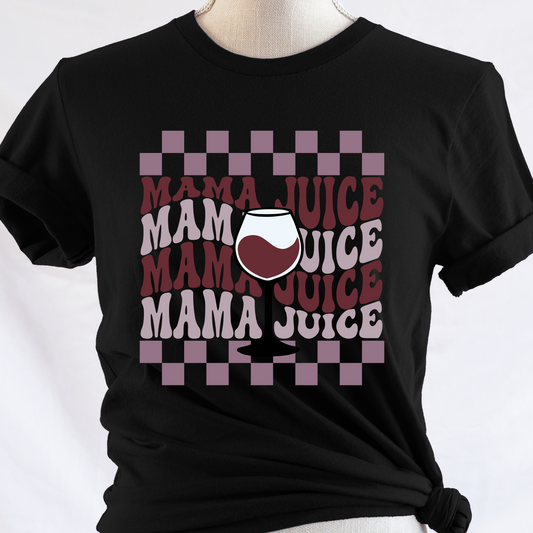 Mama Juice Repeat Wine Full Color DTF Transfer