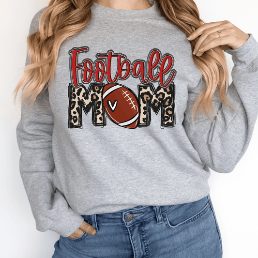 Football Leopard Mom Full Color DTF Transfers