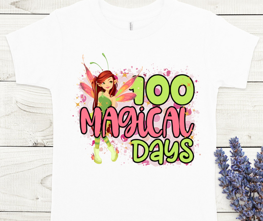 100 Magical Days Fairy Full Color DTF Transfers