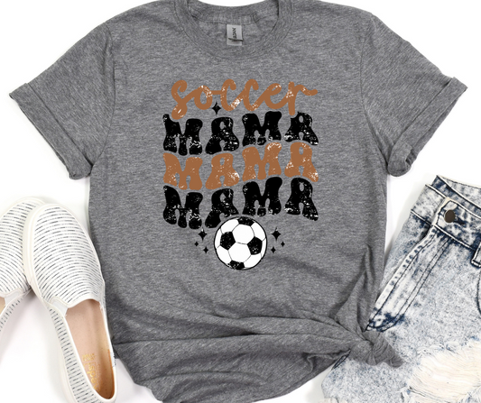 Soccer Mama Repeat Distressed Full Color DTF Transfers