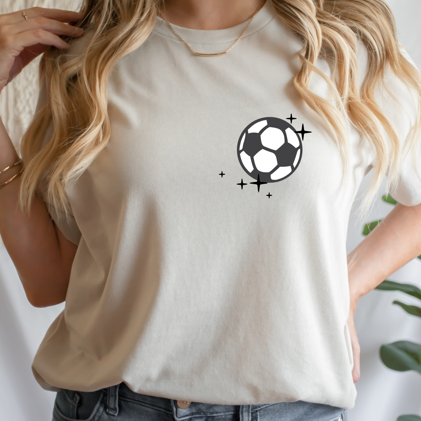 Soccer Ball Pocket Design Full Color DTF Transfer