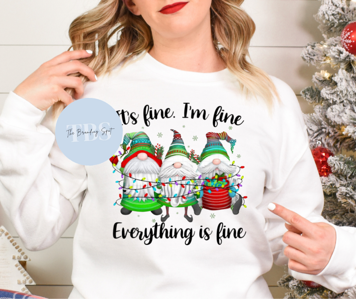 Gnomes It’s Fine I’m Fine Everythings FineFull Color DTF Transfer