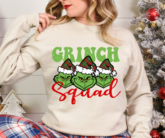 Grinch Squad Full Color DTF Transfer