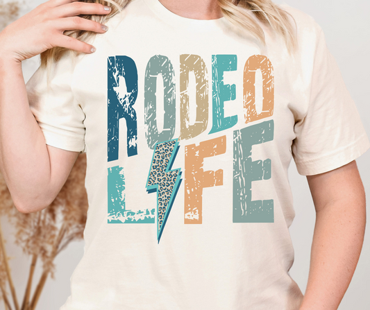 Distressed Rodeo Life Full Color DTF Transfers