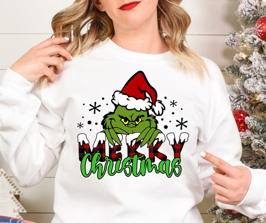 Merry Grinchmas Full Color DTF Transfer