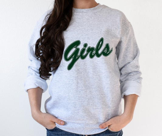 Girls Cursive Green Full Color DTF Transfer