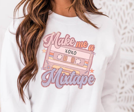 Make Me A Mixtape Valentines  Full Color DTF Transfers