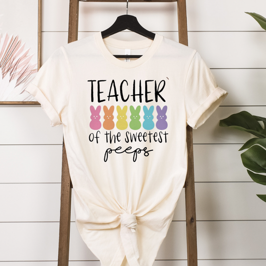 Teacher Of The Sweetest Peeps Easter Full Color DTF Transfers