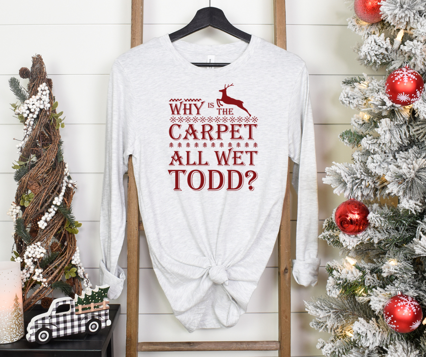 Why Is The Carpet All Wet Todd National Lampoon's Christmas Vacation Full Color DTF Transfer