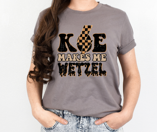 Koe Makes Me Wetzel Western Full Color DTF Transfer