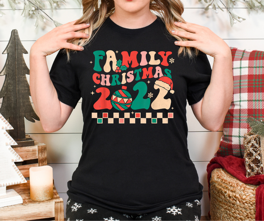 Family Christmas 2022 Full Color DTF Transfer