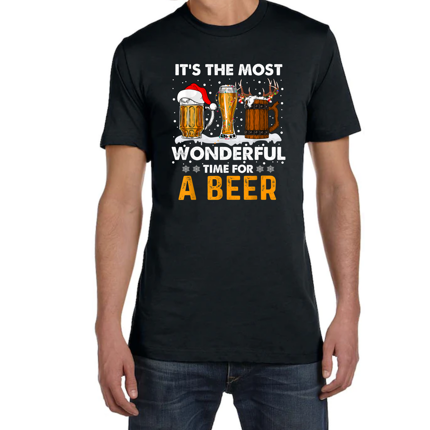 It’s The Most Wonderful Time For A Beer Full Color DTF Transfer