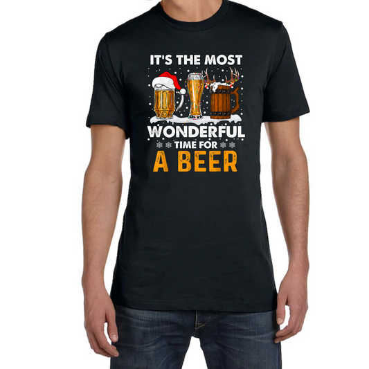 It’s The Most Wonderful Time For A Beer Full Color DTF Transfer