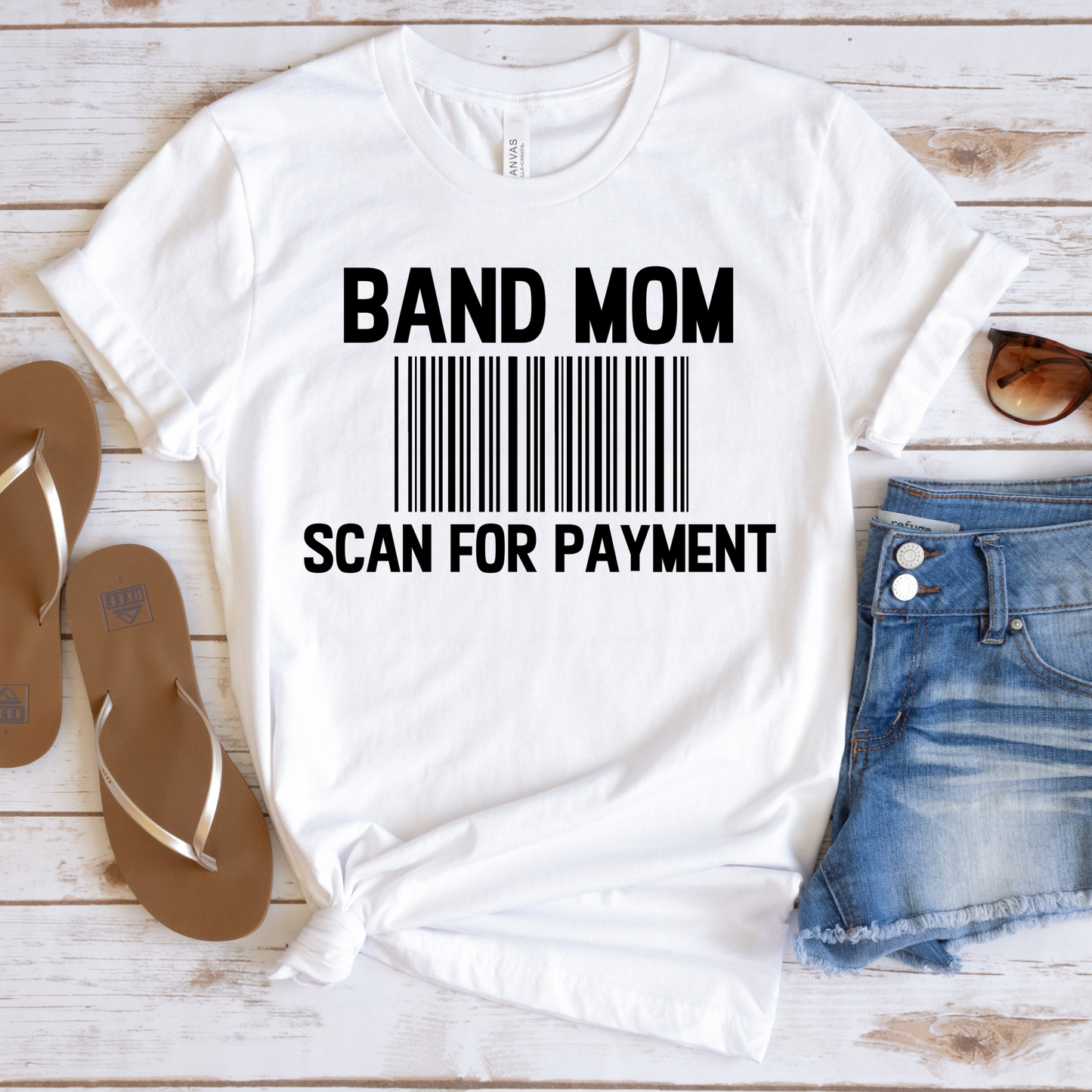 Band Mom Scan For Payment Full Color DTF Transfer